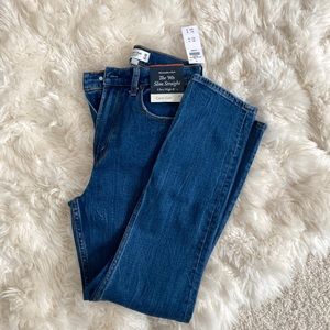 nwt abercrombie curve love ultra high rise 90s slim straight jeans short